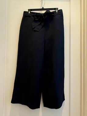 Bar III Linen Blend Wide Leg Pants – NWT – Size 14 - Navy